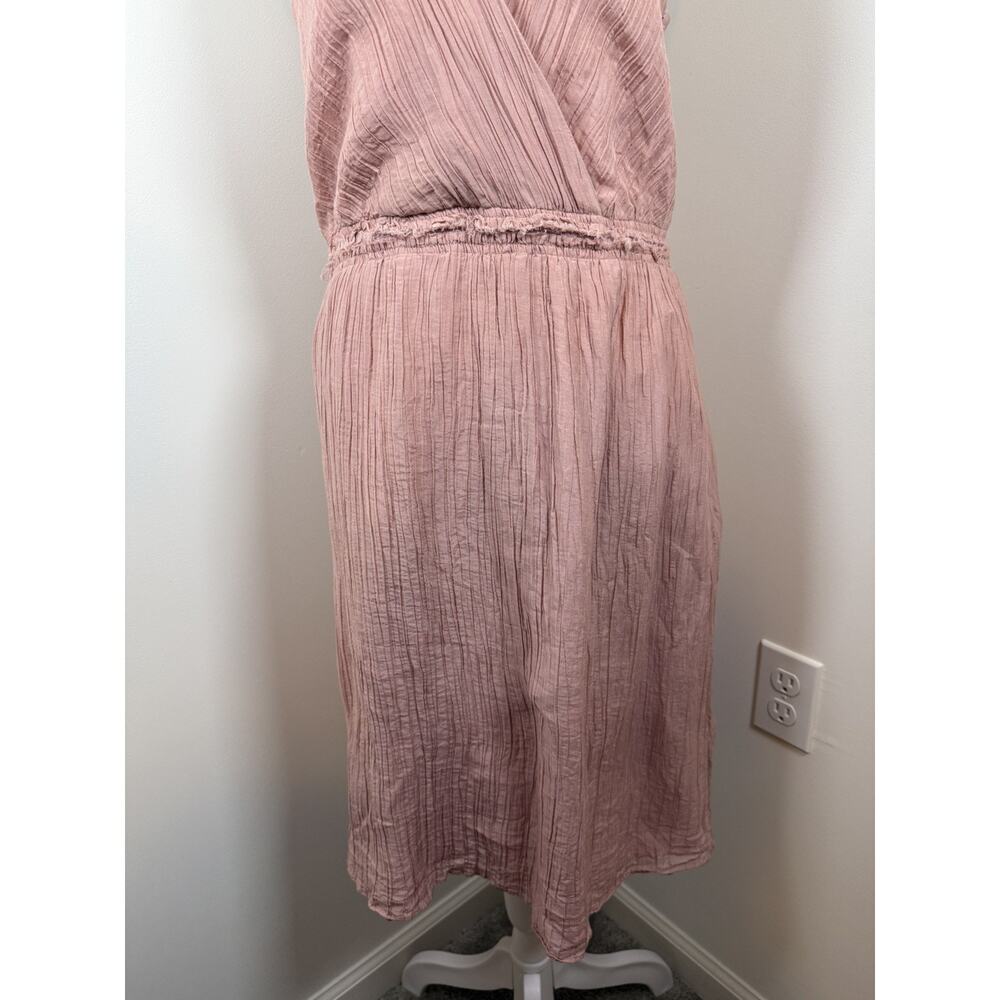 Banana Republic Dress A-Line V Neck Silk Blend Mini Gauzy Size 10 High Quality - Picture 8 of 10